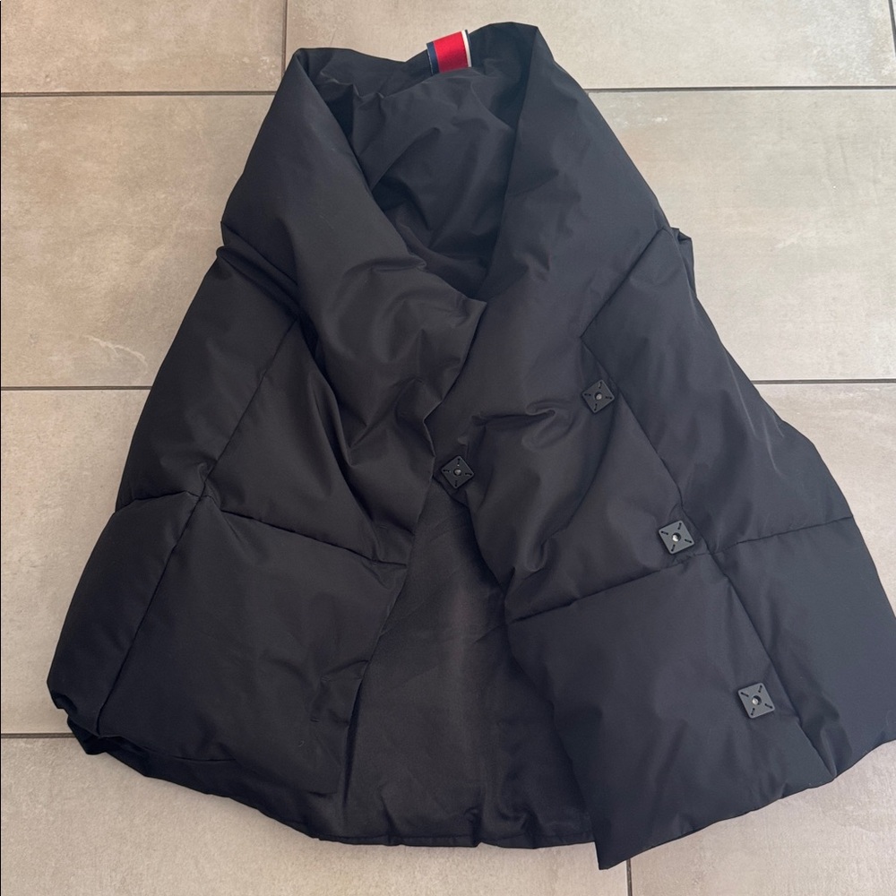 Pretty Rugged Puffer Vest with Button Details